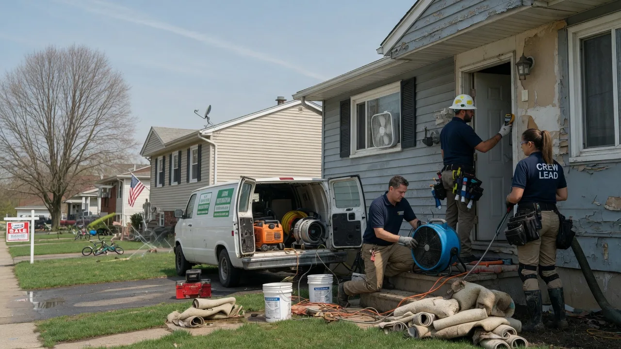 Flood Cleanup in Old Greenwich, CT near me